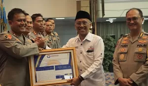Kapolres Lampung Selatan Terima Penghargaan “Baik” dari Ombudsman RI