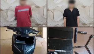 Berbekal CCTV, Polisi Ungkap Curat Motor DPRD di Pesawaran