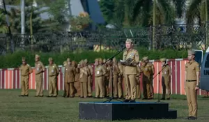 Peringatan Hari Otonomi Daerah 2026, Sekda Provinsi Lampung Sampaikan Amanat Mendagri Tito Karnavian