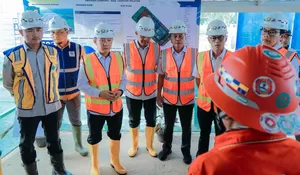 Marindo Kurniawan Tinjau pembangunan Sekolah Rakyat di Kawasan Kota Baru