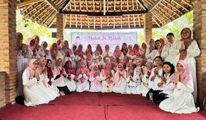 Hadiri halal bihalal DWP kepala kemenag pringsewu tekankan pentingnya soliditas dan sinergi
