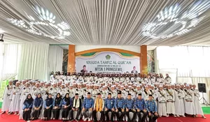 Hadiri wisuda tahfidz Qur'an khuzil afwa "ini investasi akhirat tak ternilai"