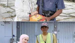 Owner Butik Indah di Bandar Lampung Rutin Berbagi Nasi