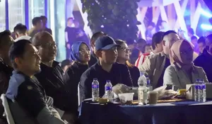 Nobar Piala Dunia di PKOR Way Halim Disambut Antusias Warga