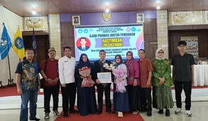 Penelitian Musik Alam Lokananta, Hasyimkan Raih Gelar Doktor Pendidikan dengan IPK 3,77 di Unila