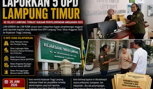 Anggaran Lima OPD Lampung Timur Masuk Meja Kejati Lampung