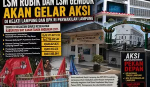 LSM GEMBOK-RUBIK Desak Kejati dan BPK Audit Proyek Fisik Dinkes Way Kanan
