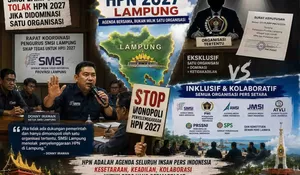 SMSI Lampung Tolak HPN 2027 Jika Pemprov Hanya Dukung Satu Organisasi Pers