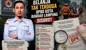 Belanja Tak Terduga BPBD Kota Bandar Lampung Disorot 