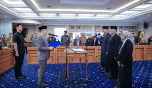 Marindo Kurniawan Lantik Tiga Pejabat Pemprov Lampung