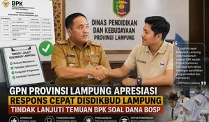 Disdikbud Lampung Tindak Lanjuti Temuan BPK soal Dana BOSP