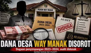Dana Desa Way Manak Disorot, Kepala Pekon Diminta Buka SPJ