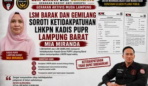 Dua LSM Soroti Ketidakpatuhan LHKPN Kadis PUPR Lampung Barat
