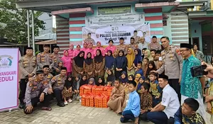 Saat Seragam Bertemu Ketulusan: Kapolres dan Bhayangkari Bulukumba Berbagi Bahagia Bersama Anak Panti