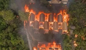 Hotel Paduppa Pantai Bira Ludes Terbakar, Dua Orang Meninggal Dunia