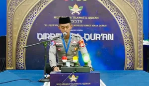 Bripda Ahriadi Personil Satlantas Bulukumba Ikuti MTQ Sulsel