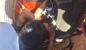 Sopir Pickup Pengangkut Jagung Terjepit Usai Tabrak Kontainer di Bulukumba