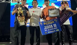Harumkan Bulukumba, Dua Putra Desa Bontolohe Raih Juara 3 di Turnamen Domino Bupati Cup II Sidrap