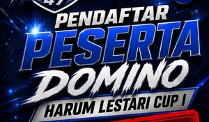 Pendaftaran  Turnamen Domino Harum Lestari Cup I Ditutup, Hadiah Juara 1 Dua Paket Umroh