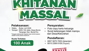 BAZNAS Bulukumba Gelar Khitanan Gratis