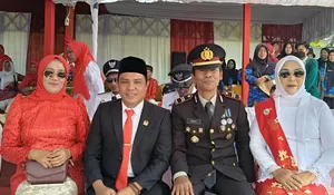 Anggota DPRD Andi Usdar dan Kapolsek Kindang Hadiri Upacara HUT RI ke-81