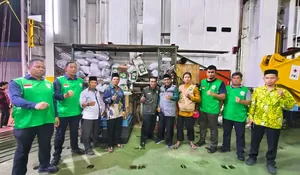 DMI Sumut Sambut Kedatangan Kapal Kemanusiaan PMI-DMI Gelombang 2 di Pelabuhan Belawan
