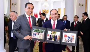 Jokowi dan Presiden Vietnam Bahas Terorisme dan Narkotika