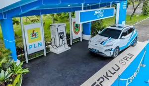 PLN Operasikan SPKLU Fast Charging Pertama di Kalimantan