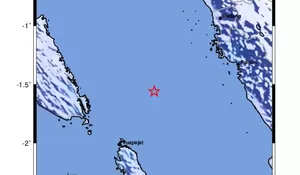 Gempa Magnitudo 4,4 Guncang Mentawai, Disebabkan Aktivitas Sesar Dasar Laut