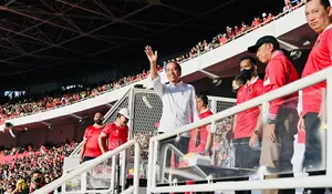 Indonesia vs Vietnam Skor 0:0, Presiden Jokowi Optimis Timnas Indonesia Menang di Leg Kedua
