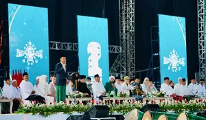 Tiba di Banyuwangi, Presiden Jokowi Hadiri Festival Tradisi Islam Nusantara