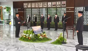 Lantik Kepala Badan Geologi, Ini Pesan Menteri ESDM