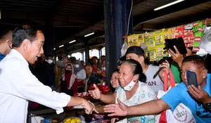 Cek Pasar Minggu, Presiden: Harga Bahan Pokok Tidak Ada yang Naik