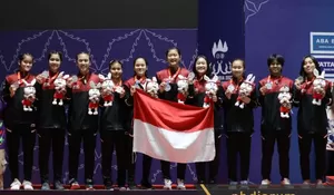 Dikalahkan Thailand, Tim Bulutangkis Beregu Putri Bawa Pulang Medali Perak
