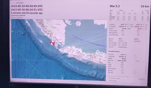 Selat Sunda Diguncang Gempa Magnitudo 5,2