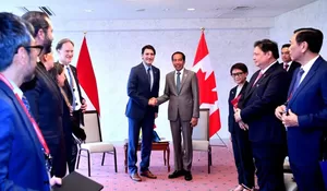 Jokowi Minta Dukungan Dana USD20 Miliar dari PM Trudeau