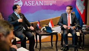 Presiden Jokowi Bahas Peningkatan Kerja Sama Ekonomi dengan PM Kamboja
