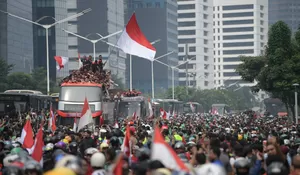 Kirab Juara Kontingen SEA Games 2023 Dibanjiri Lautan Manusia