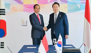 Bertemu Presiden Korsel, Jokowi Minta Dukungan Investasi Termasuk di IKN