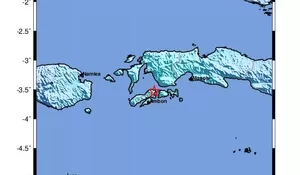 Ambon Diguncang Gempa Magnitudo 5,3, Tak Berpotensi Tsunami