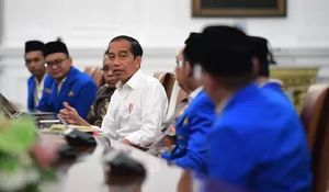 Presiden Jokowi Terima PB PMII di Istana Merdeka, Bahas Apa Ya?