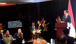 Hadiri Forum Bisnis Pertama, Jokowi: Papua Nugini dan Indonesia Adalah Raksasa Ekonomi