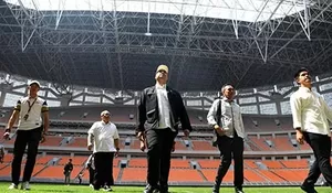 Menpora, Menteri PUPR dan Menteri BUMN Tinjau JIS, Persiapan Piala Dunia U-17