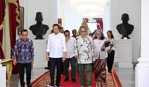 Butet Kartaredjasa Paparkan Konsep Tarian Nusantara Etam untuk IKN kepada Presiden