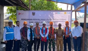 Rayakan Hari Kemerdekaan, PLN Alirkan Listrik di Desa Maluku