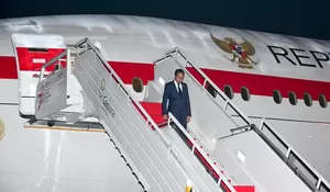 Usai Lawatan ke Afrika, Presiden Mendarat di Kualanamu untuk Resmikan SPAM Mebidang