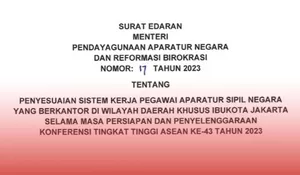 Inilah Sistem Kerja ASN di Jakarta Jelang KTT Ke-43 ASEAN Sesuai SE Menteri PANRB