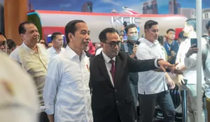 Tinjau Pameran Hub Space, Presiden Tugaskan Menhub Tingkatkan Transportasi Massal