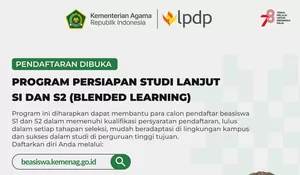 Gratis! Kemenag Buka Program Persiapan Studi Lanjut untuk Siswa Madrasah dan S1