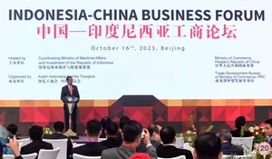 Presiden Sebut Investasi di Indonesia Cepat, Tepat  di Forum Bisnis Indonesia-RRT